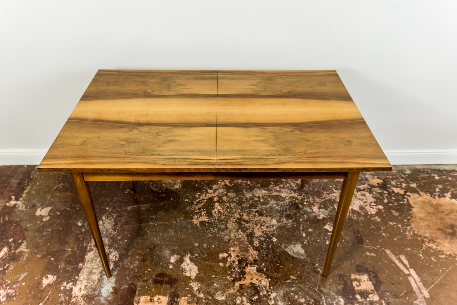Extendable Dining Table In Walnut, 1960s