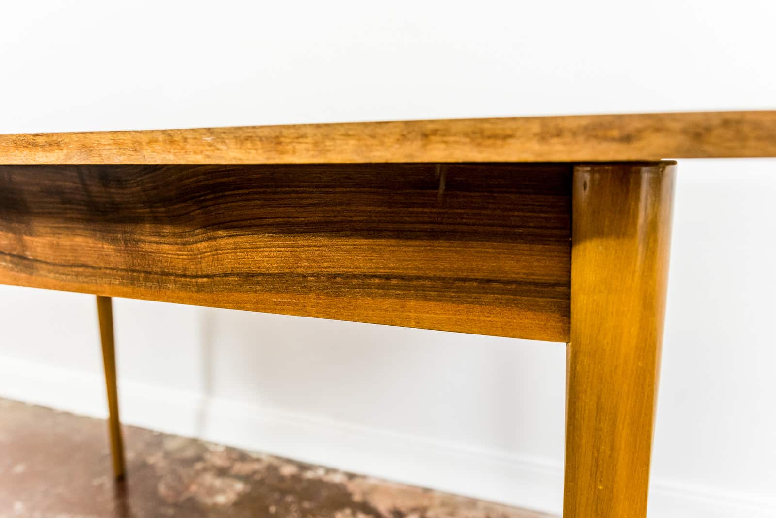 Extendable Dining Table In Walnut, 1960s