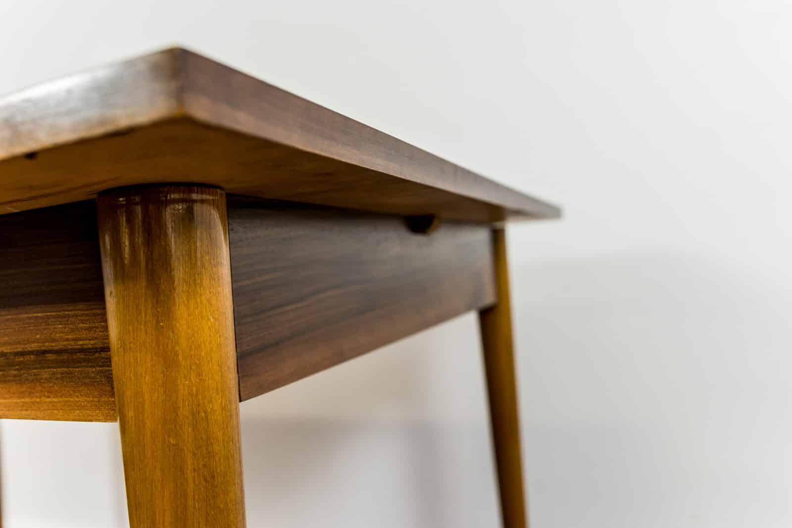 Extendable Dining Table In Walnut, 1960s