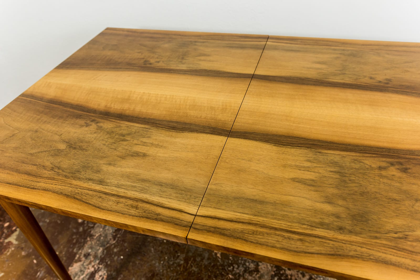 Extendable Dining Table In Walnut, 1960s