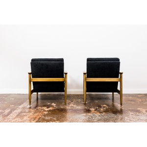 Pair Of “Gfm 142” Armchairs By Edmund Homa, Poland, 1960s