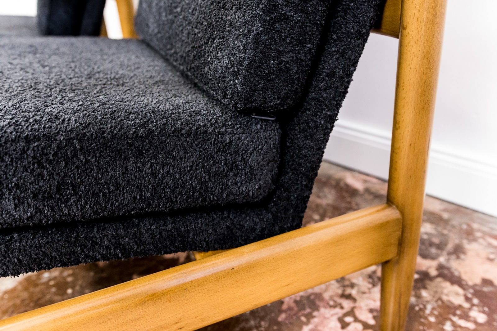 Pair Of “Gfm 142” Armchairs By Edmund Homa, Poland, 1960s