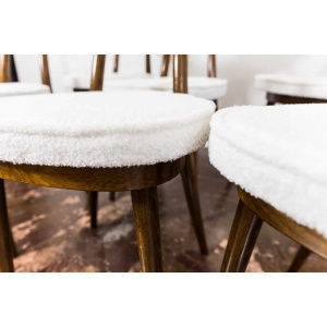 Model No. 124 Chairs By Helena & Jerzy Kurmanowicz, 1960s, Poland, Set Of 6