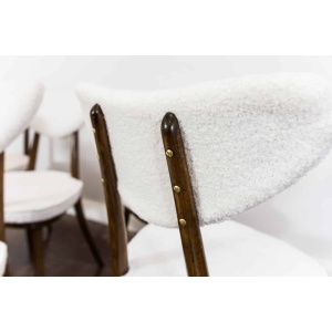 Model No. 124 Chairs By Helena & Jerzy Kurmanowicz, 1960s, Poland, Set Of 6