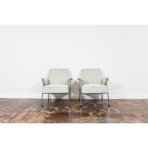 Pair Of Mid Century Armchairs "Bats" From Fabryka Mebli Wschód Zadziele, 1960s