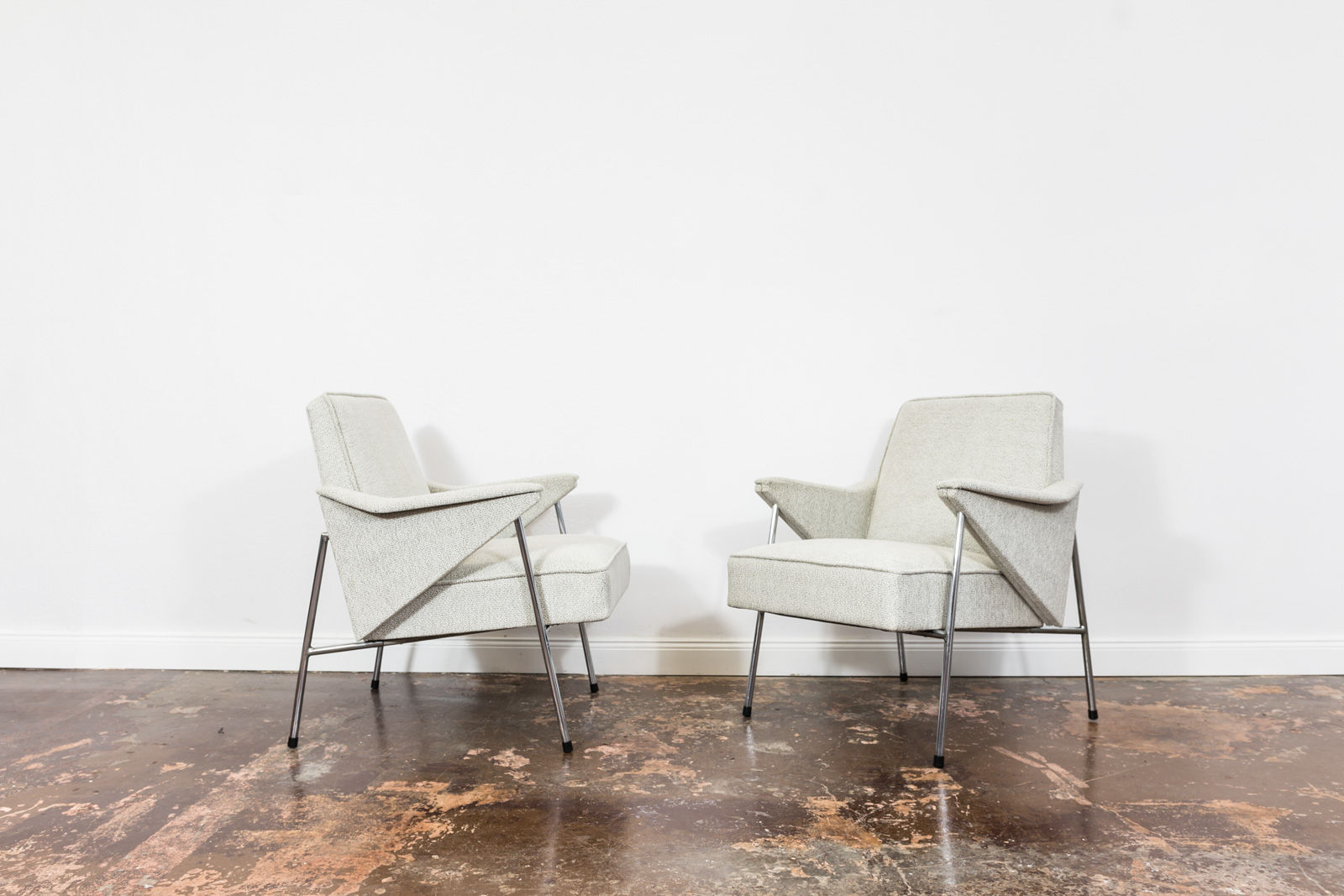 Pair Of Mid Century Armchairs "Bats" From Fabryka Mebli Wschód Zadziele, 1960s