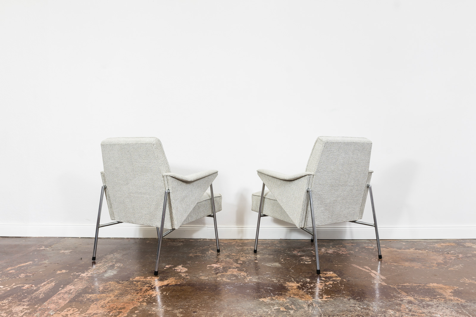 Pair Of Mid Century Armchairs "Bats" From Fabryka Mebli Wschód Zadziele, 1960s
