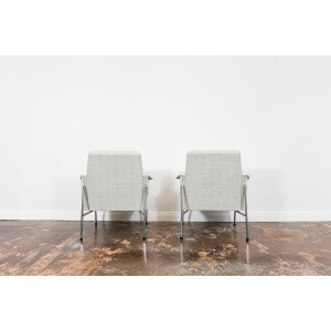 Pair Of Mid Century Armchairs "Bats" From Fabryka Mebli Wschód Zadziele, 1960s