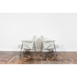 Pair Of Mid Century Armchairs "Bats" From Fabryka Mebli Wschód Zadziele, 1960s