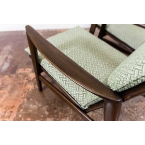 Pair Of Green Armchairs "Type 300 139" Poland, 1960’s