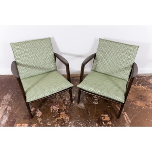 Pair Of Green Armchairs "Type 300 139" Poland, 1960’s