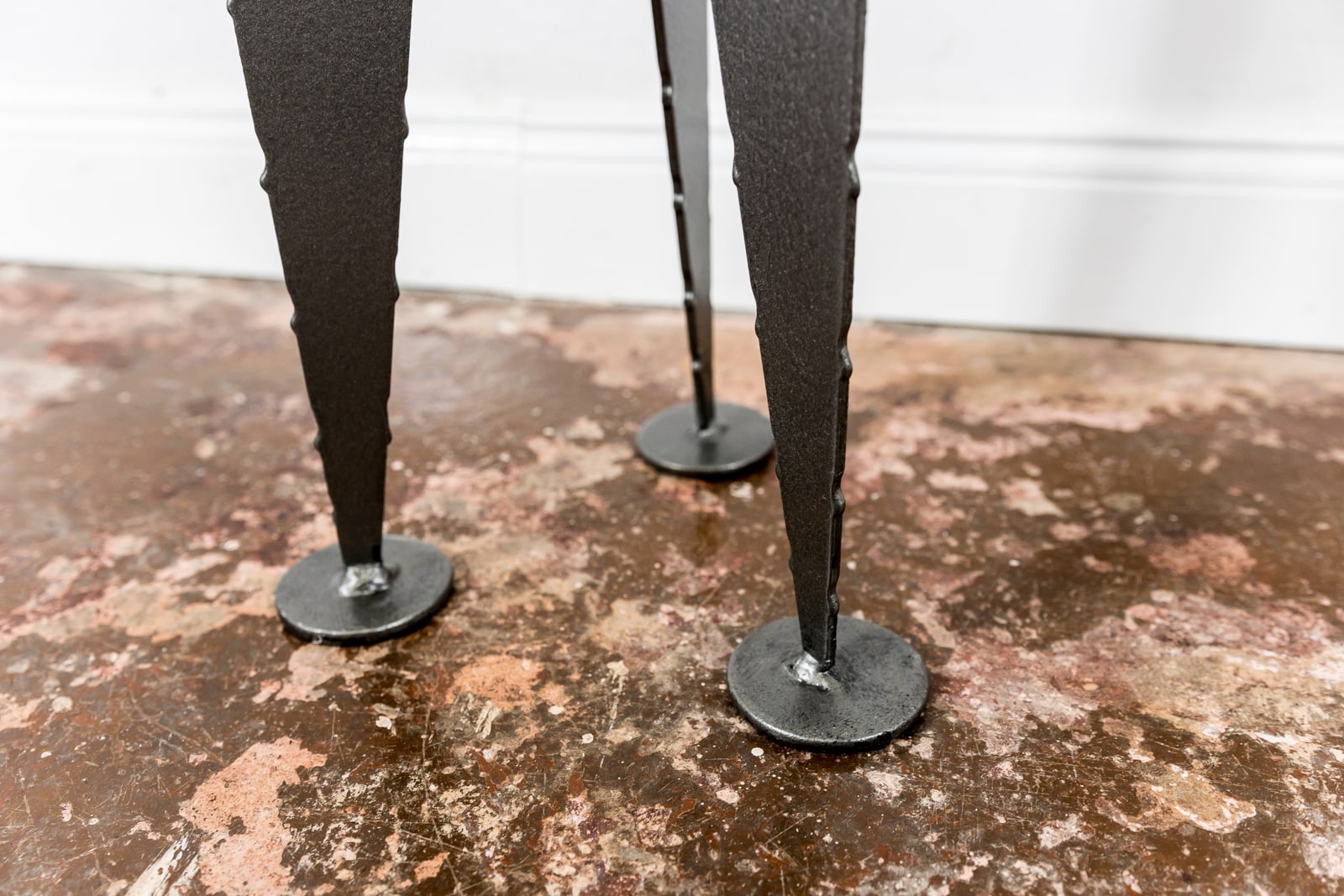 Tall Metal Candle Holder, 1970s