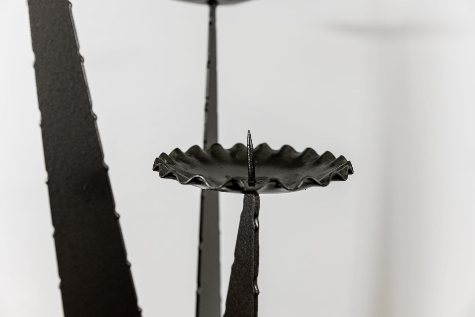 Tall Metal Candle Holder, 1970s