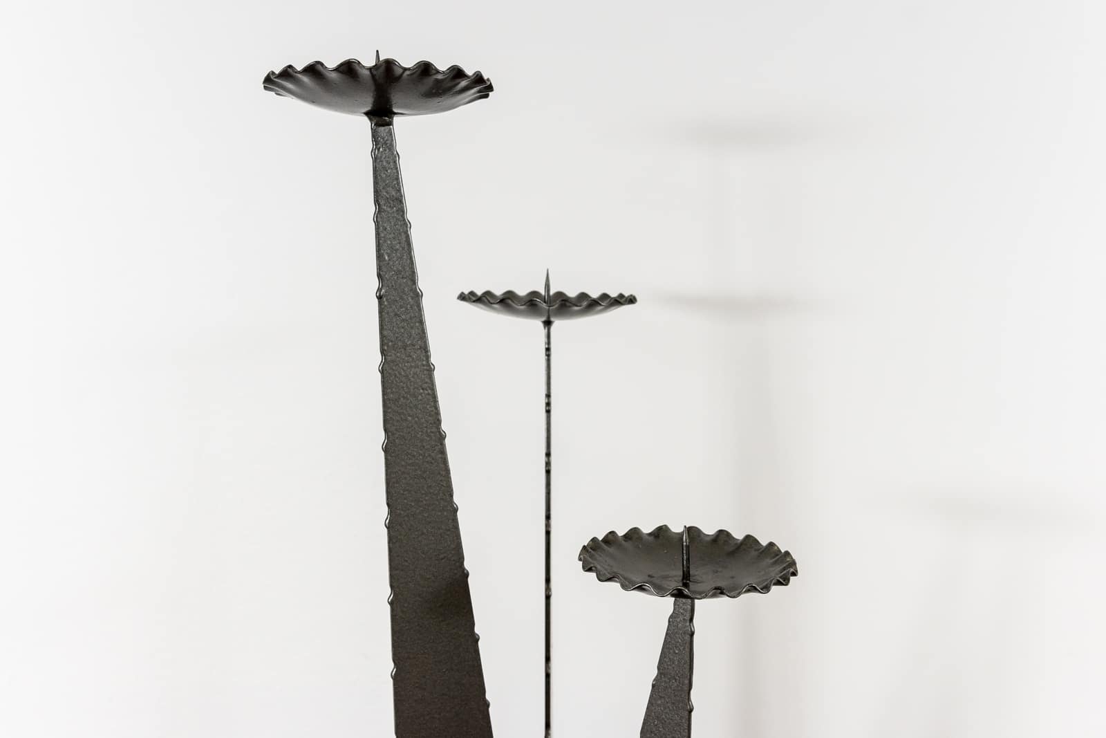Tall Metal Candle Holder, 1970s
