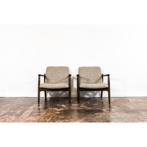 Pair of “Gfm 64” Armchairs By Edmund Homa, Poland, 1960s