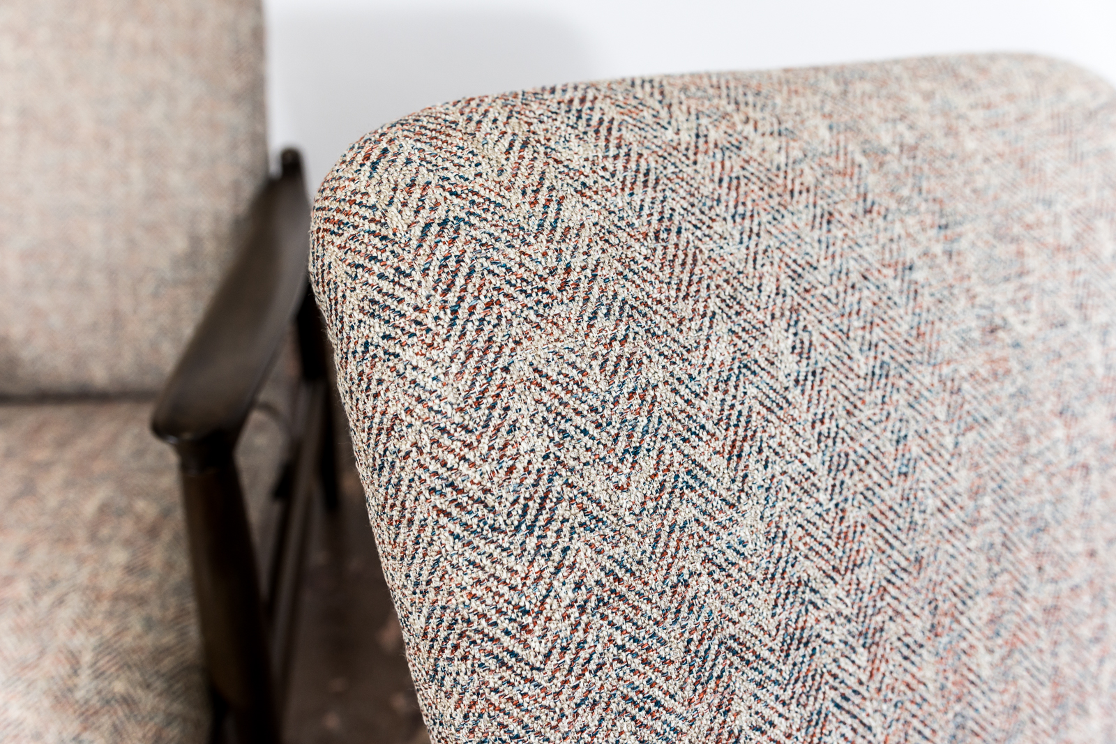 Pair of “Gfm 64” Armchairs By Edmund Homa, Poland, 1960s