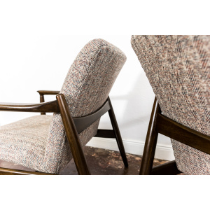 Pair of “Gfm 64” Armchairs By Edmund Homa, Poland, 1960s