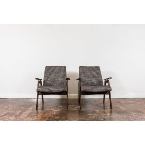 Pair Of Armchairs By Jaroslav Smídek For Jitona, Czechoslovakia, 1960's