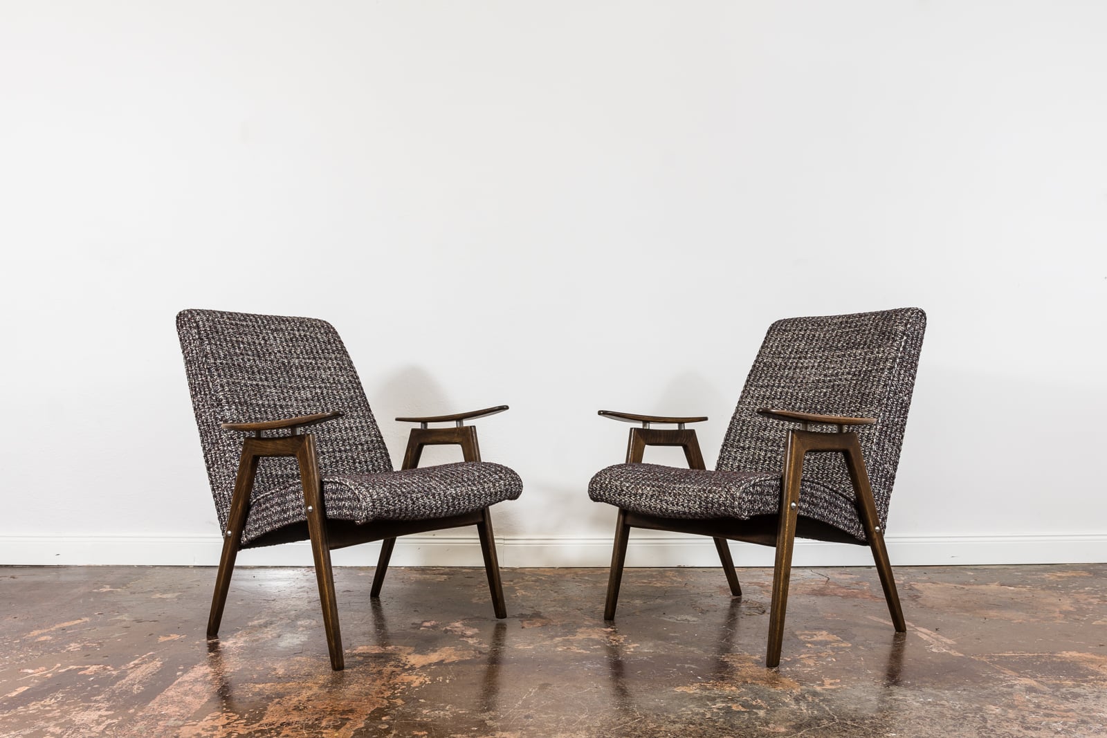 Pair Of Armchairs By Jaroslav Smídek For Jitona, Czechoslovakia, 1960's