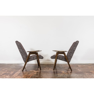 Pair Of Armchairs By Jaroslav Smídek For Jitona, Czechoslovakia, 1960's