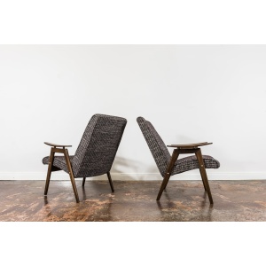 Pair Of Armchairs By Jaroslav Smídek For Jitona, Czechoslovakia, 1960's