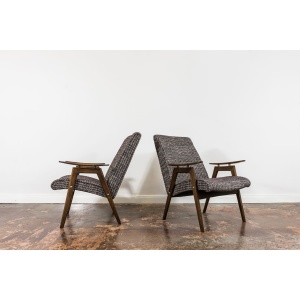Pair Of Armchairs By Jaroslav Smídek For Jitona, Czechoslovakia, 1960's