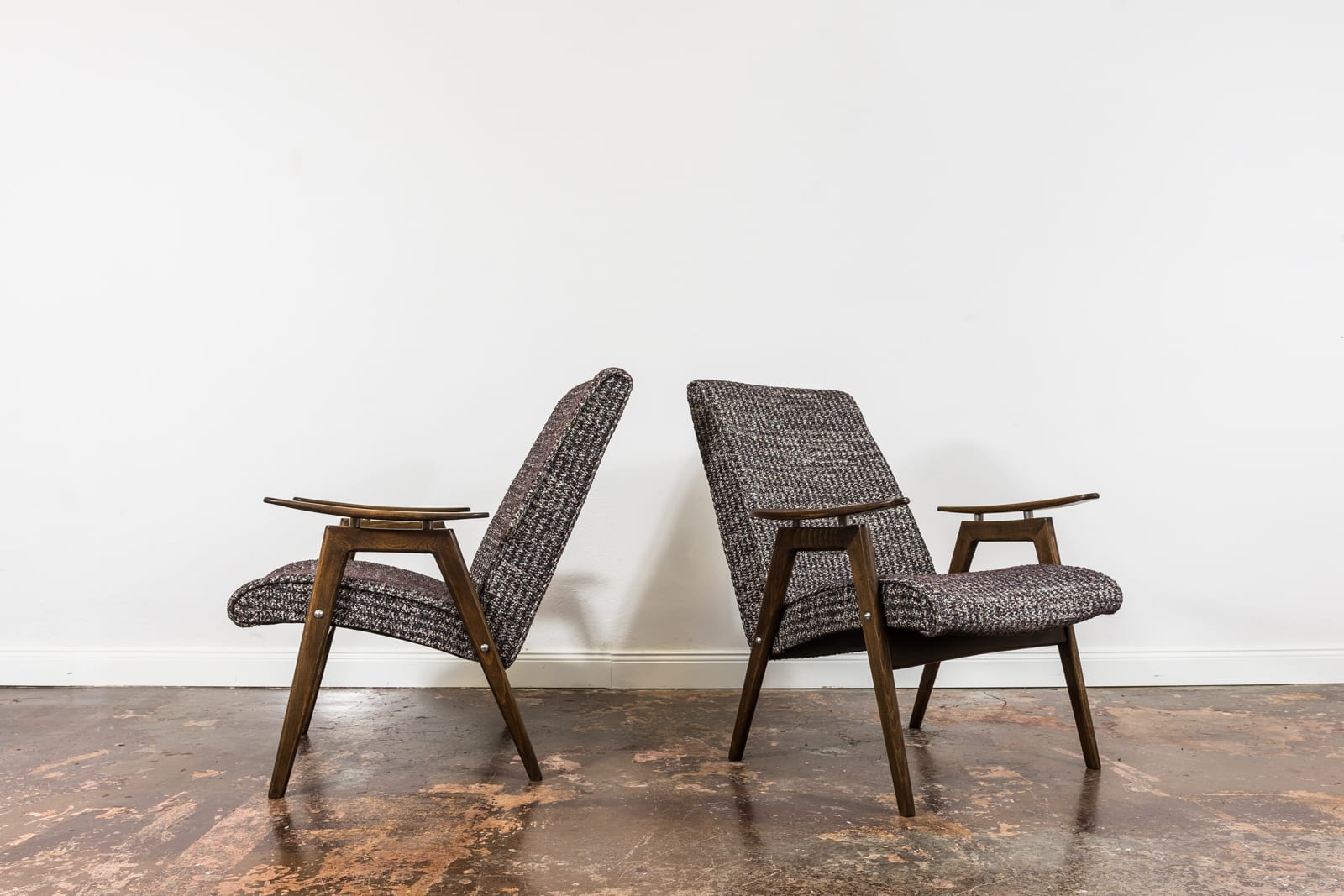 Pair Of Armchairs By Jaroslav Smídek For Jitona, Czechoslovakia, 1960's