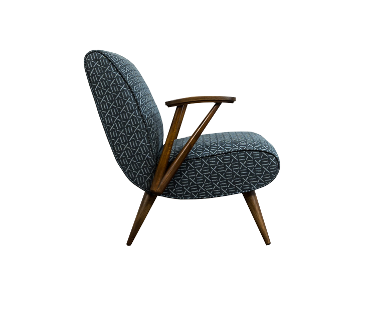 Mid-Century Lounge Chair "300-110" by GFM, Poland, 1960s