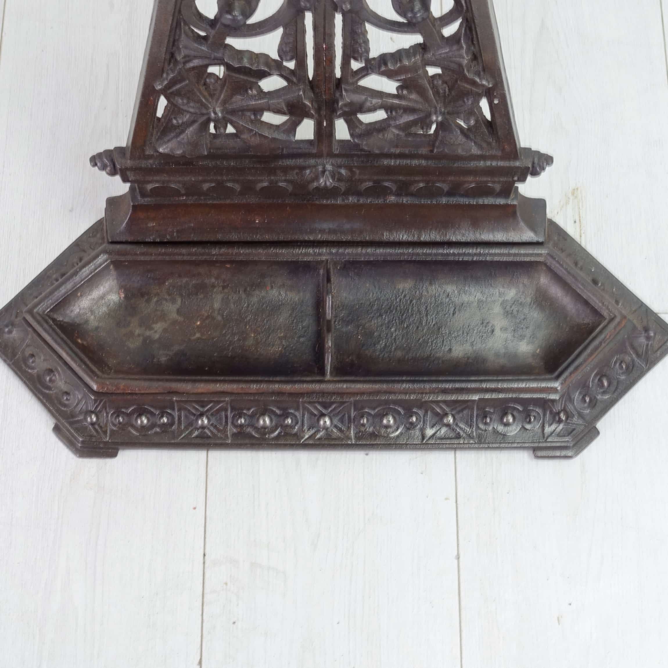 Cast Iron umbrella/stick stand Christopher Dresser c1868