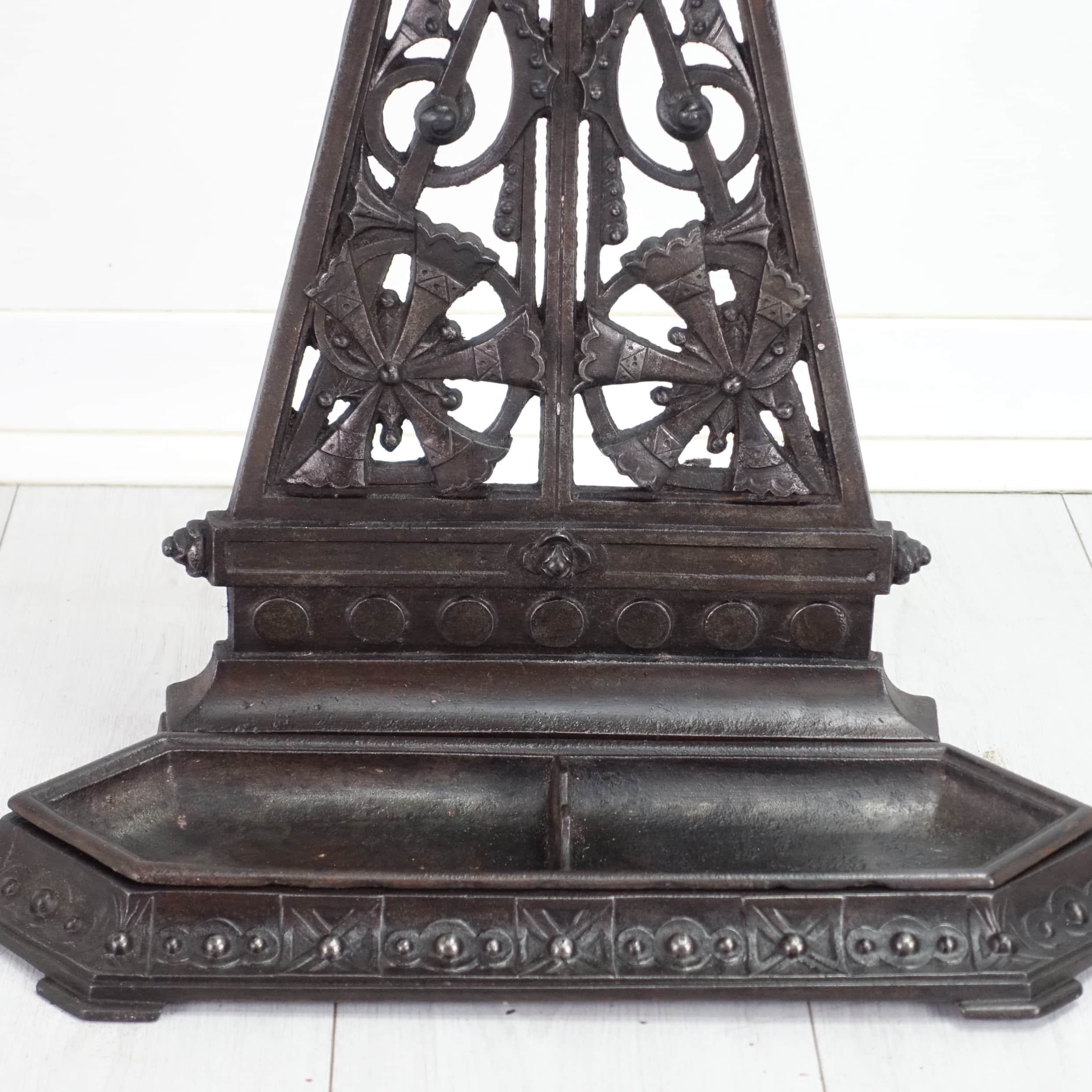 Cast Iron umbrella/stick stand Christopher Dresser c1868
