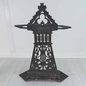 Cast Iron umbrella/stick stand Christopher Dresser c1868