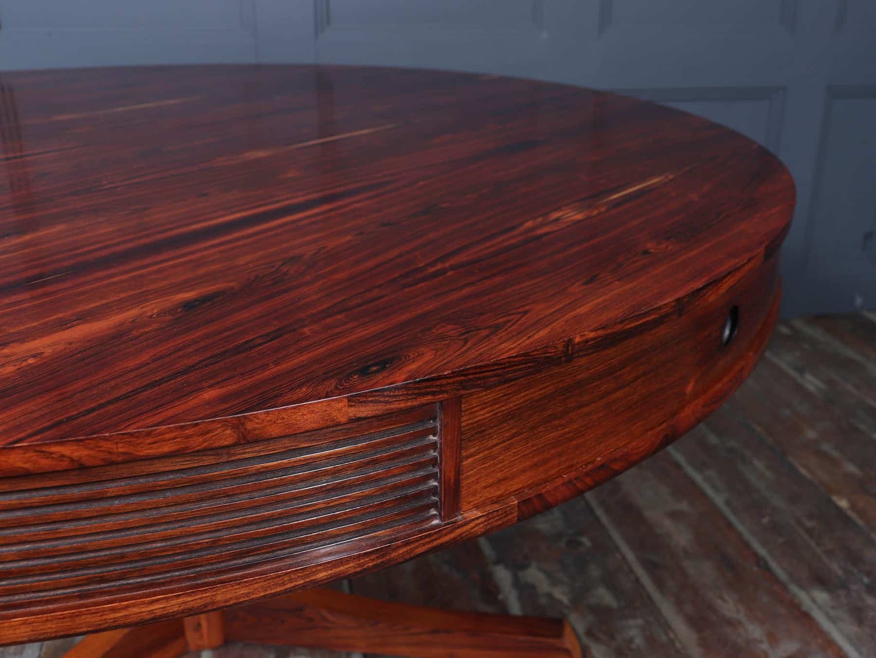 Mid Century Drum Dining Table By Robert Heritage