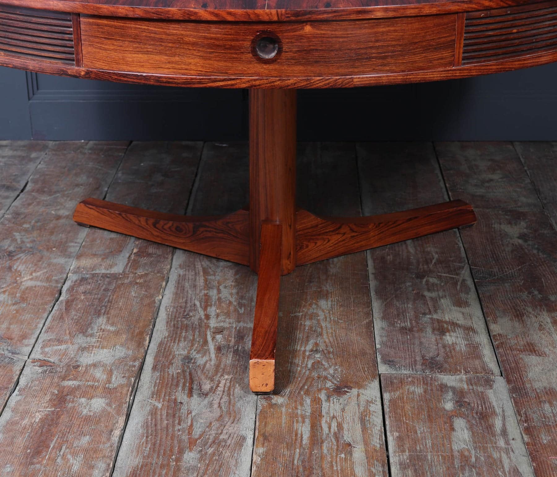 Mid Century Drum Dining Table By Robert Heritage