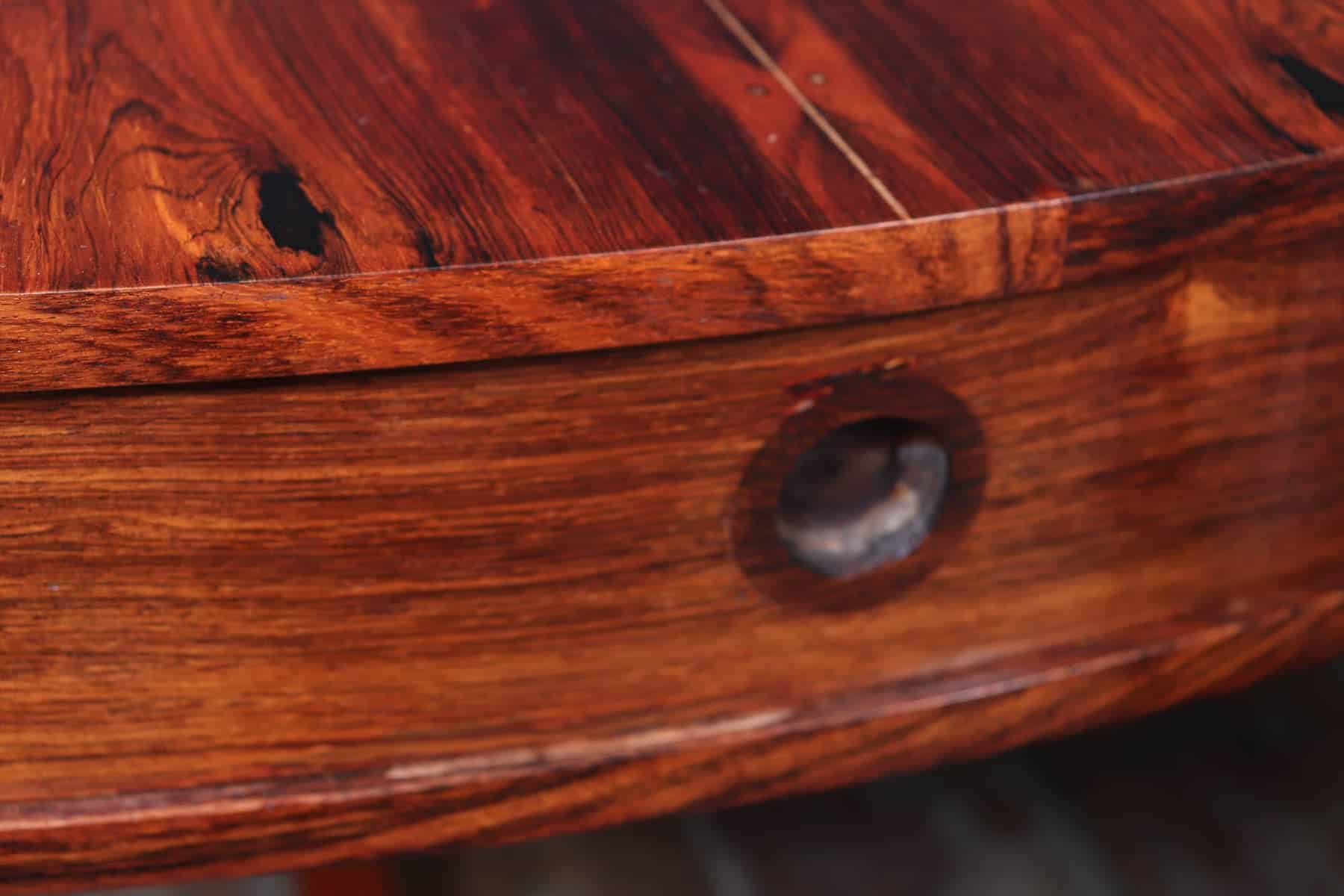 Mid Century Drum Dining Table By Robert Heritage