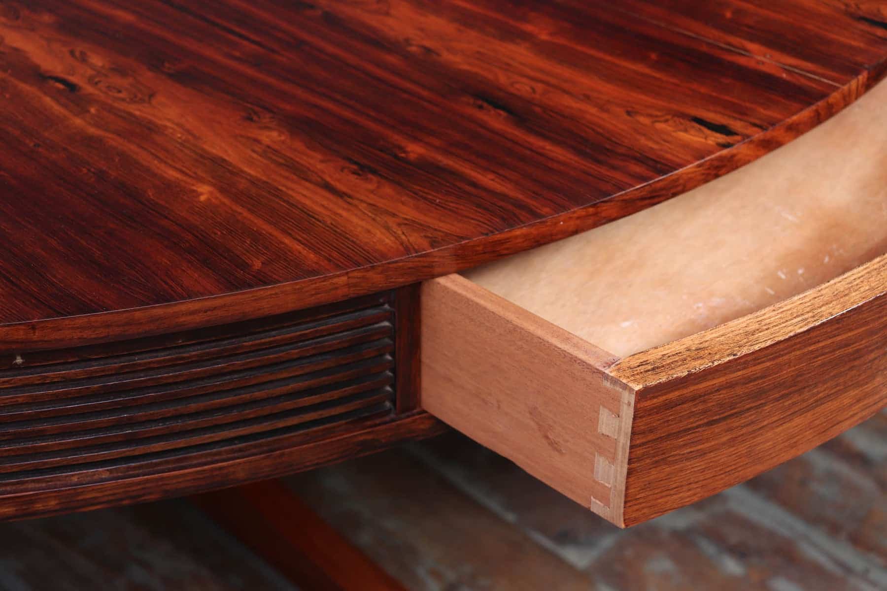 Mid Century Drum Dining Table By Robert Heritage