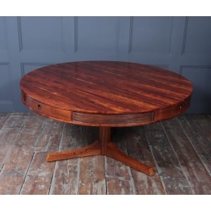Mid Century Drum Dining Table By Robert Heritage
