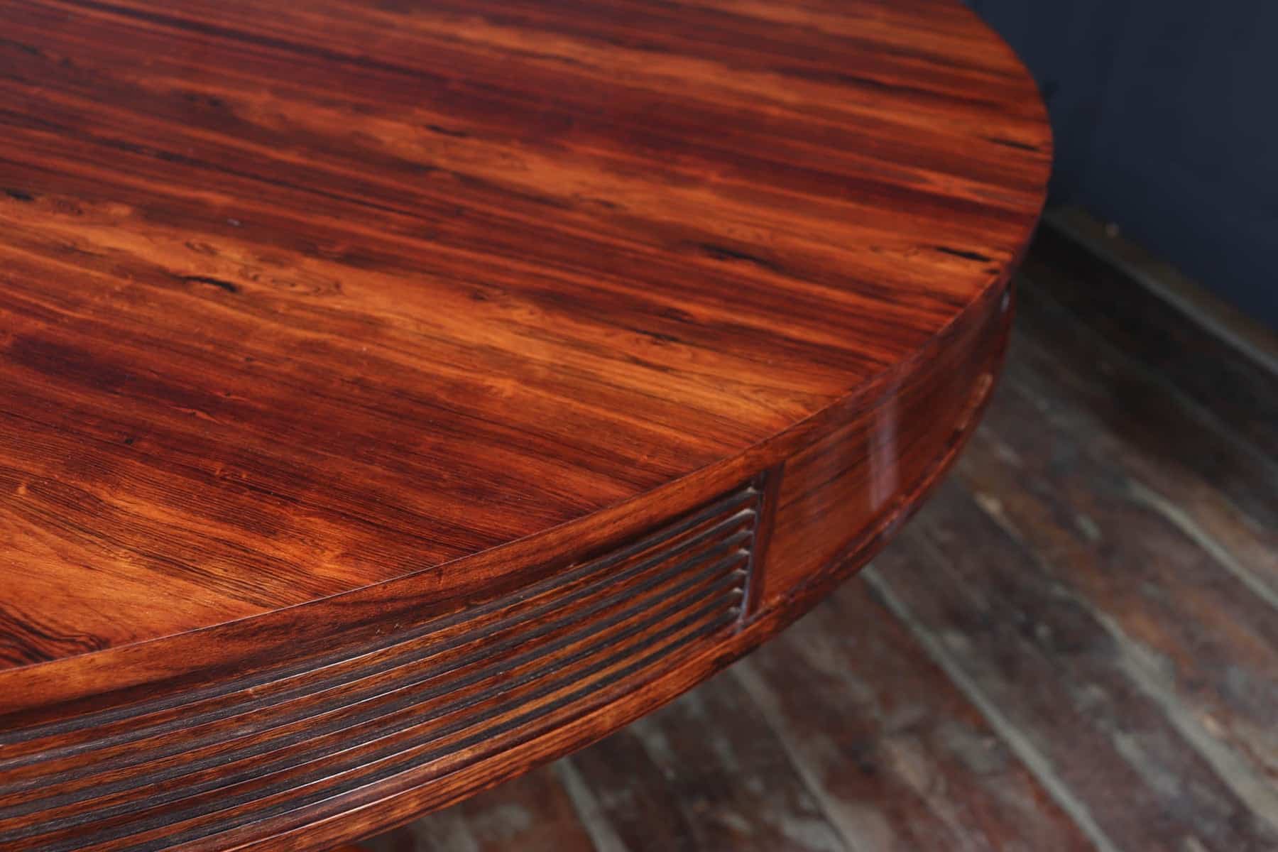 Mid Century Drum Dining Table By Robert Heritage