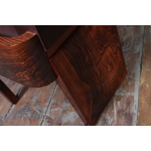 Art Deco French Leather Desk Chair