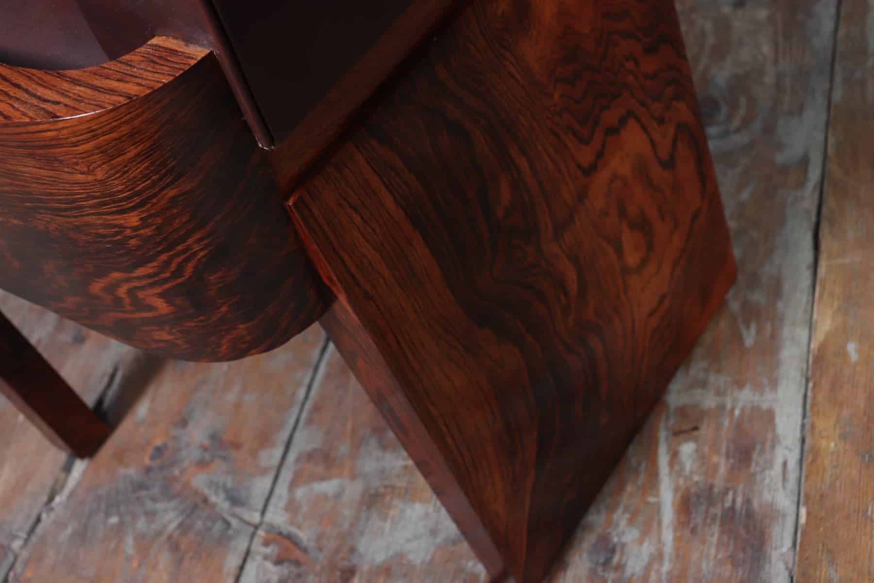Art Deco French Leather Desk Chair