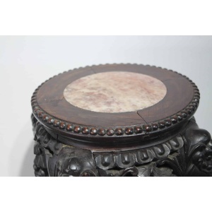 Antique Chinese Hardwood Jardiniere Stand