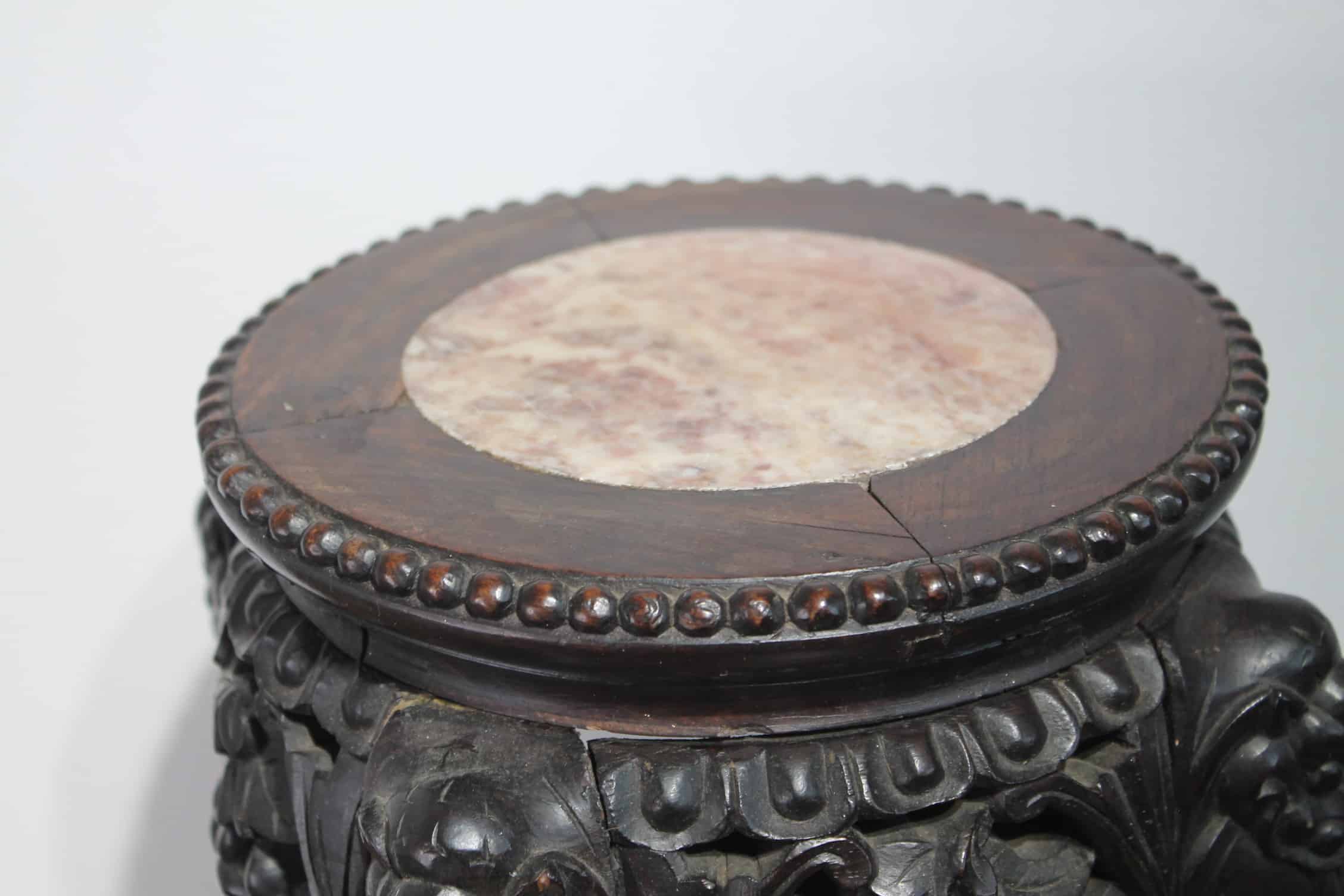 Antique Chinese Hardwood Jardiniere Stand