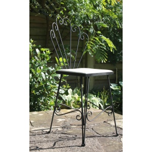 Mid century wire work bedroom chair