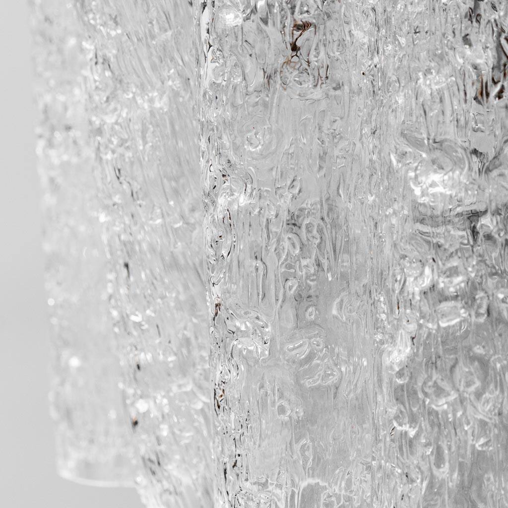 3-Light Chandelier In Blown Murano Glass From The 1960s, Modern Vintage