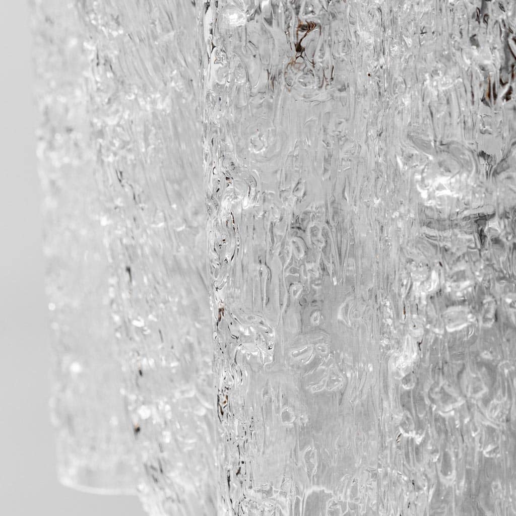 3-Light Chandelier In Blown Murano Glass From The 1960s, Modern Vintage
