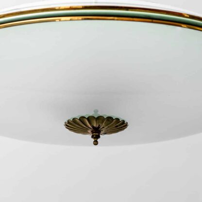 Vintage 1950s Circular Suspension Chandelier - Image 5