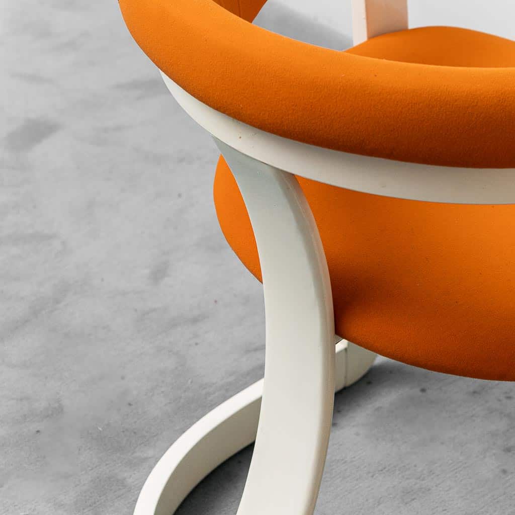 Pair Of Brigitte Chairs Pozzi Verga Fabric From The 1970s Modern Vintage