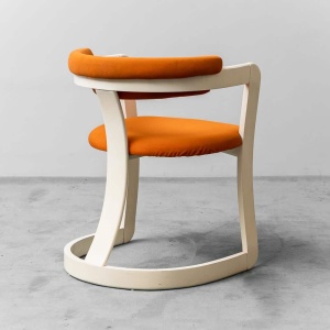 Pair Of Brigitte Chairs Pozzi Verga Fabric From The 1970s Modern Vintage