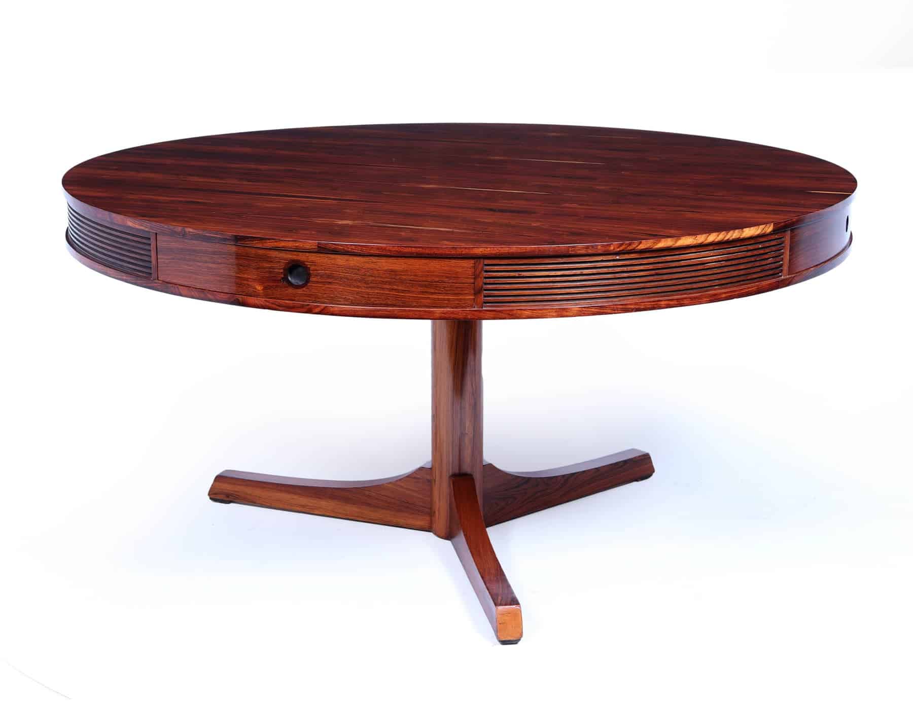 Mid Century Drum Dining Table By Robert Heritage