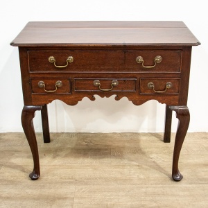 George III Mahogany & Oak Lowboy