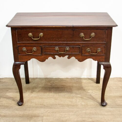 George III Mahogany & Oak Lowboy